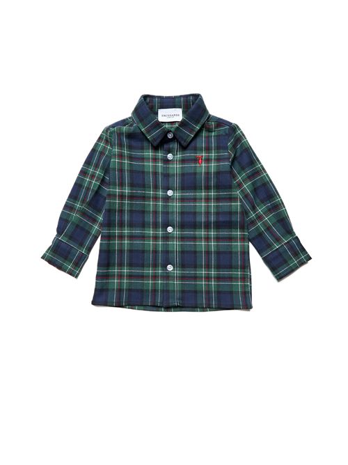 Camicia quadri TRUSSARDI | TIA25053CAVERDE BLU